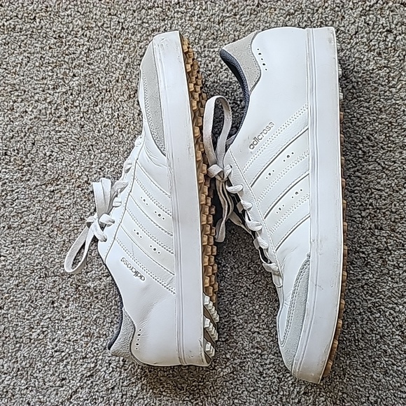 Adicross v 10.5 mens golf shoes white - Picture 2 of 9